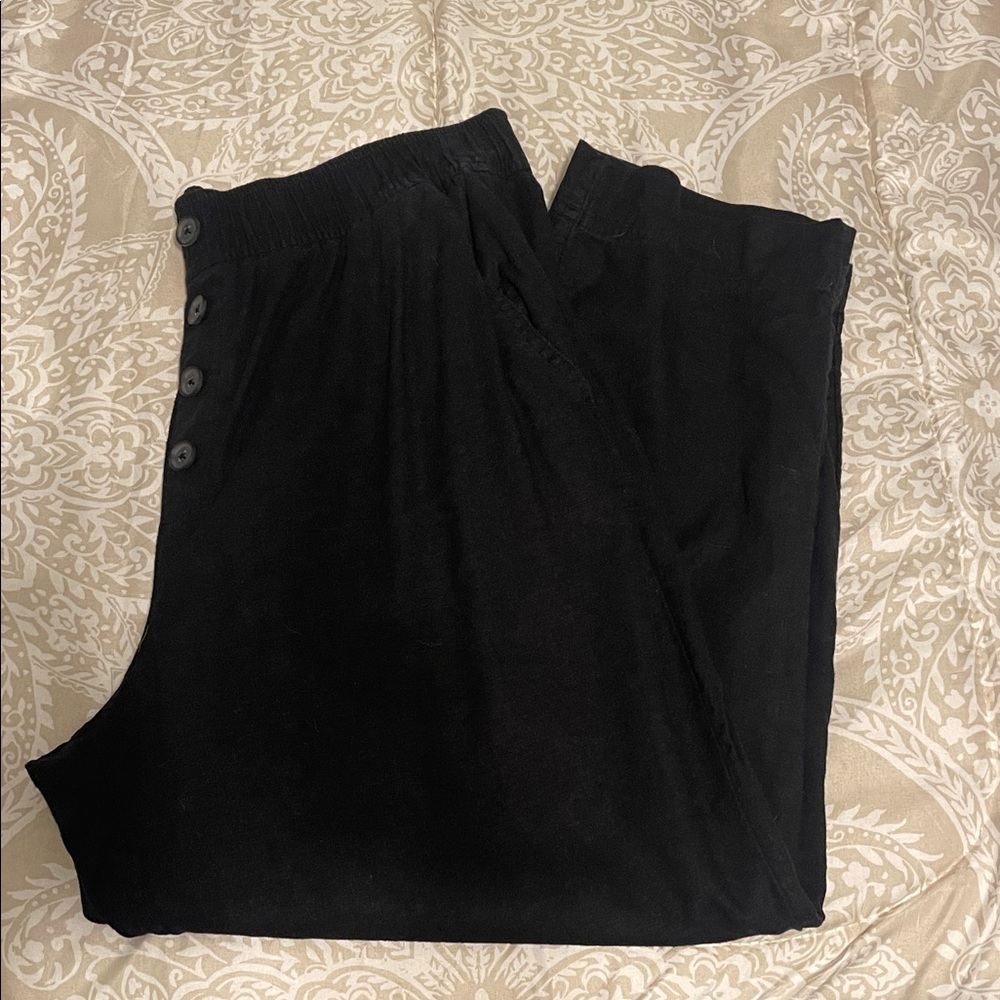 LOFT High Rise Black Pants